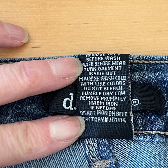 NWOT d.jeans Skinny Ankle Jeans 14 - Picture 5 of 5